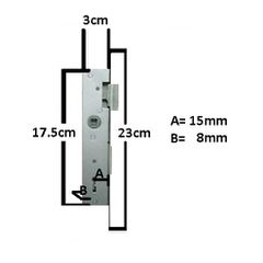 Κλειδαριά σιδερόπορτας CONDOR 15mm-thumb-2