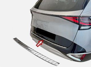 NIKEΛ ΔΙΑΚΟΣΜΗΤΙΚΟ - ΠΡΟΣΤΑΤΕΥΤΙΚΟ "ΑΝΟΞΕΙΔΩΤΟ" ΠΑΝΩ ΜΕΡΟΣ ΠΙΣΩ ΠΡΟΦΥΛΑΚΤΗΡΑ ΓΙΑ KIA SPORTAGE V NQ5 (2022+)