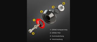 Μανιτάρια άξονα μπροστά τροχού για Honda CBR 600RR 2003--thumb-2