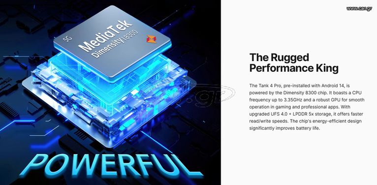 Unihertz 8849 Tank 4 Pro (18GB/1TB) Projector Amoled Rugged Smartphone-thumb-5