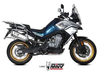 ΛΥΡΗΣ MIVV SPEED EDGE ΤΕΛΙΚΟ ΕΞΑΤΜΙΣΗΣ STAINLESS STEEL WITH CARBON CAP ΓΙΑ CFMOTO 800MT 2023-2025, CF.001.LRX