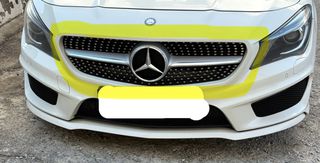 ΜΑΣΚΑ ΕΜΠΡΟΣ MERCEDES CLA W117 (2013-2016) LOOK AMG ΛΕΥΚΗ