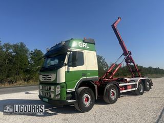 Ανατρεπόμενο Για Containers Με Βραχίονες Volvo 2013 FM13 420 EEV 8X2 ΓΑΝΤΖΟΣ PALFINGER