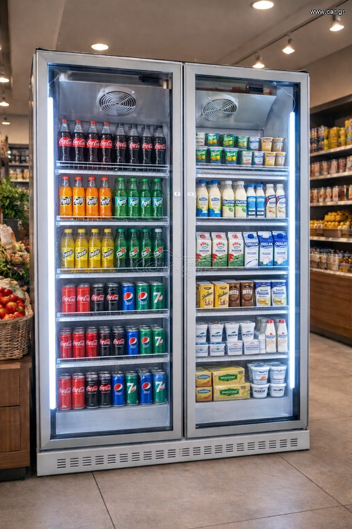 ECO WR-02-11/12 1.20m – Ψυγείο Self Service (Λευκό & Μαύρο) – Άμεσα Διαθέσιμο
