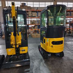 Εκσκαφάκι (διαβολάκι) Kubota 2026 R319 ΜΕ ΚΑΜΠΙΝΑ - ΚΑΛΟΡΙΦΕΡ-thumb-1