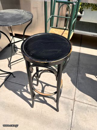 Σκαμπό ξύλινο ψηλό (Α3771)