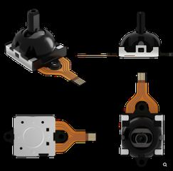 Αναλογικός Διακόπτης - Analog 3D GPD Hall Effect Joystick Thumb Stick Rocker Replacement για Asus ROG Ally RC71L Console RKJX21224001 ( Κωδ.1-GAME032 )