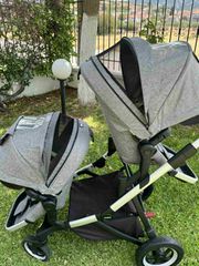 Καρότσι διδύμων THULE SLEEK + αξεσουάρ-thumb-3