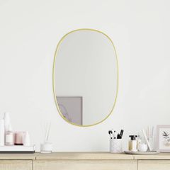 Καθρέφτης Τοίχου Χρυσός 60x40 εκ. 348218