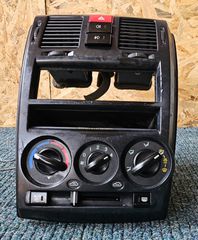 HYUNDAI GETZ 2002-2008 ΧΕΙΡΙΣΤΗΡΙΟ A/C-ΚΑΛΟΡΙΦΕΡ-ΔΙΑΚΟΠΤΗΣ ΑΛΑΡΜ ΚΑΙ ΚΟΝΣΟΛΑ ΜΕΣΑΙΑ