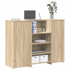 Γραφείο υποδοχής Sonoma Δρυς 135x50x103,5εκ. Επεξεργασμένο Ξύλο 3324189