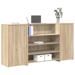 Γραφείο υποδοχής Sonoma Δρυς 200x50x103,5εκ. Επεξεργασμένο Ξύλο 3324180