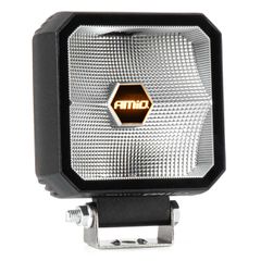 Amio - ΠΡΟΒΟΛΕΑΣ ΕΡΓΑΣΙΑΣ ΤΕΤΡΑΓΩΝΟΣ LED 30W 9>50V 3 ΧΡΗΣΕΩΝ ΛΕΥΚΟ/ΠΟΡΤΟΚΑΛΙ ΦΩΣ 110x110x52mm - 1 Τεμ. (04394/AM)