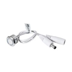 Φωτιζόμενος Χωνευτός Διακόπτης Αφής On/Off & Push Dimming LED DC 12-24V 1 x 4A 96W Max IP20 Μπλε - Μ2 x Π2 x Υ1.2cm - 2 Χρόνια Εγγύηση