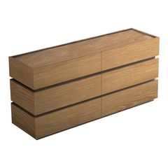 Συρταριέρα Sonlen mdf σε oak απόχρωση 120x40x72εκ
