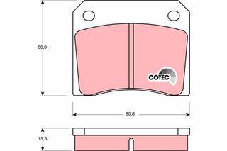 Τακάκια φρένων ASTON MARTIN / DAIMLER / JAGUAR / MASERATI / PEUGEOT JLM9728, JLM1157, C39137, GBP209, 424535