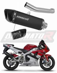 Dominator Εξάτμιση Τελικό HP6 Black/Carbon End Yamaha R1  1998 - 1999 Με Σιγαστήρα Και Προδιαγραφές Θορύβου