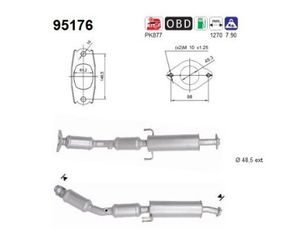ΚΑΤΑΛΥΤΗΣ TOYOTA AURIS / AVENSIS / COROLLA 1.6/1.8cc 2008-2018           KARALOIZOS exhaust