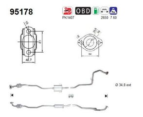 ΚΑΤΑΛΥΤΗΣ TOYOTA YARIS P13 1.0cc 2010-2020 KARALOIZOS exhaust