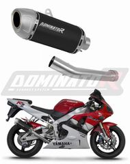 Dominator Εξάτμιση Τελικό S6 Black Yamaha YZF R1 2000 - 2001 Με Σιγαστήρα(Κοντή Εκδοση 25 Εκ)
