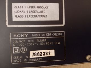 CD player SONY XE310-thumb-3