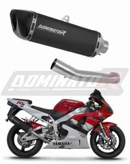 Dominator Εξάτμιση Τελικό HP6 Black/Carbon End Yamaha R1 2000 - 2001 Με Σιγαστήρα