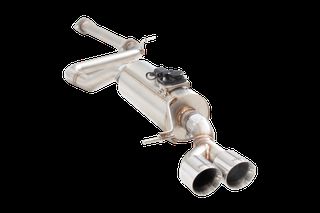 2.5" Cat-Back System with Varex Muffler, 304 Stainless Steel