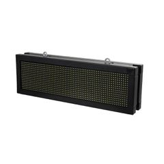 LED Scrolling Display 64x16cm - Κυλιόμενη Ψηφιακή Πινακίδα / Επιγραφή Διπλής Όψης P10 LED SMD AC 220-240V - Λειτουργία μέσω Wi-Fi με Εφαρμογή APP - Αισθήτηρας Θερμοκρασίας και Υγρασίας - Αδιάβροχο IP6