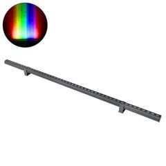 Μπάρα Φωτισμού Ultra Slim Wall Washer LED 12W 1020lm 30° DC 24V Αδιάβροχο IP67 Μ100 x Π3.2 x Υ3cm RGBW DMX512 - Γκρι Ανθρακί - 3 Years Warranty
