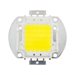Υψηλής Ισχύος LED COB BRIDGELUX 50W 4500lm DC 28-32V - Μ5.6 x Π5.2 x Υ0.6cm - Ψυχρό Λευκό 6000K - 2 Χρόνια Εγγύηση