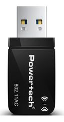POWERTECH ασύρματος USB αντάπτορας δικτύου PT-1450, 1300Mbps dual band WiFi