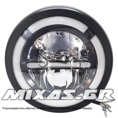 ΦΑΝΑΡΙ ΕΜΠΡΟΣ UNIVERSAL 16CM ΣΤΡΟΓΓΥΛΟ LED ROC