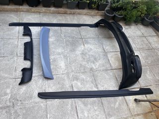 Full body kit E46 M3 look (fiberglass) – lip, side skirts, diffuser quad, ducktail