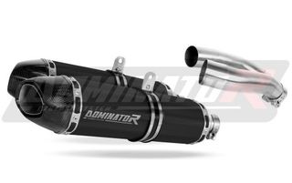 Εξατμίσεις Διπλά Τελικά Dominator HP1 Black/Carbon End Yamaha R1 RN12 2004-2006 Με Σιγαστήρες