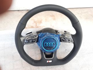 ΚΑΙΝΟΥΡΓΙΟ ΓΝΗΣΙΟ Audi S3 8Y A3 S3 DSG A1 S1 8X Q2 SQ2 82A flat bottom τιμόνι