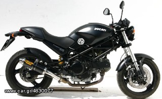 Εξατμίσεις Διπλά Τελικά Mivv Gp Style Black Steel Ducati Monster 750/900 1999-2002