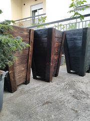 Ξύλινες Γλαστρες