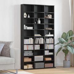 Ντουλάπα CD Μαύρη Οξυά 101 x 23 x 177,5 εκ Επεξεργασμένο Ξύλο 3329339