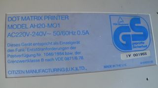 Εκτυπωτής dot matrix Citizen Swift 9 (συλλεκτικός)-thumb-10