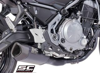 Sc Project Ολόσωμη Εξάτμιση 2-1 SC1-R  GT  Matt Black Titanium/Carbon Kawasaki Ninja 650 2017 - 2019