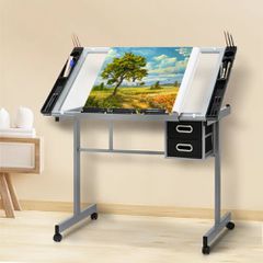 LAMTECH CRYSTAL DRAFTING TABLE-thumb-2