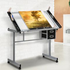LAMTECH CRYSTAL DRAFTING TABLE-thumb-1