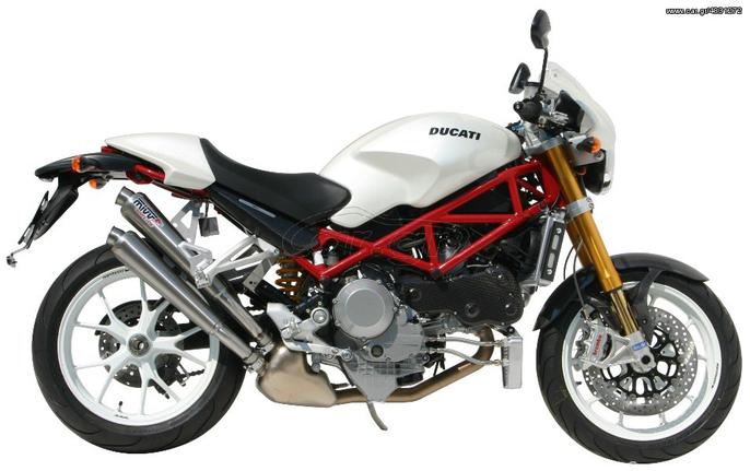 Εξατμίσεις Διπλά Τελικά Mivv Gp Style Titanium Ducati Monster S4RS 2006 - 2008