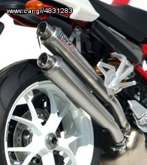 Εξατμίσεις Διπλά Τελικά Mivv X.Cone S.Steel Ducati Monster S4RS 2006 - 2008