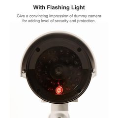 Ψεύτικη Κάμερα Ασφαλείας CCTV με IR LED Φωτισμό Ν26196-thumb-4