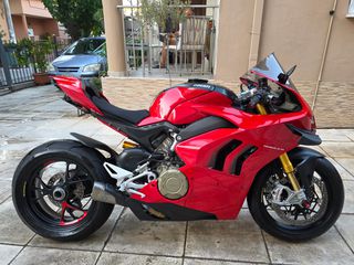 Ducati Panigale V4 S 2023 MY2021 | 1η άδεια 02/2023 | Full Akrapovič | Εγγύηση 02/2027-thumb-3