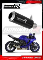 Dominator Εξάτμιση Τελικό GP Black S.Steel Yamaha R1 2017 - 2019 Με Σιγαστήρα