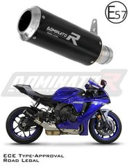 Dominator Εξάτμιση Τελικό GP Black S.Steel Yamaha R1 2017 - 2019 Με Προδιαγραφές Θορύβου(Περιέχει Σιγαστήρα)