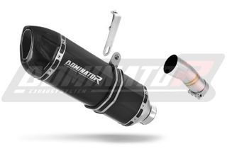 Dominator Εξάτμιση Τελικό HP1  Black S.Steel/Carbon End Yamaha YZF R1 2015 - 2016 Με Σιγαστήρα