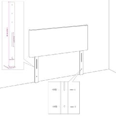 LED κεφαλάρι Καφέ ύφασμα 3338504-thumb-10